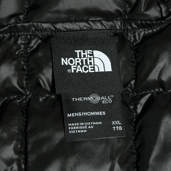 NEW The North Face Thermoball ECO Hoodie 2.0 Jacket Mens 2XL Black Puffer NWT - Picture 9 of 16